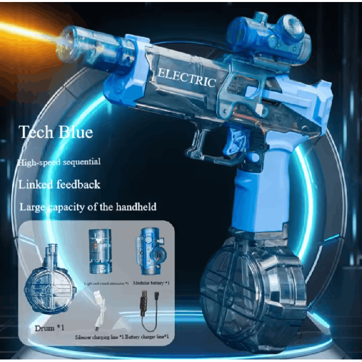 Led Light Emitting Electric Water Gun