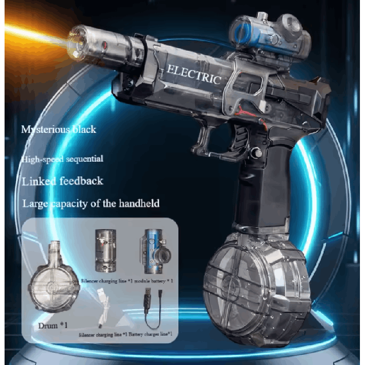 Led Light Emitting Electric Water Gun