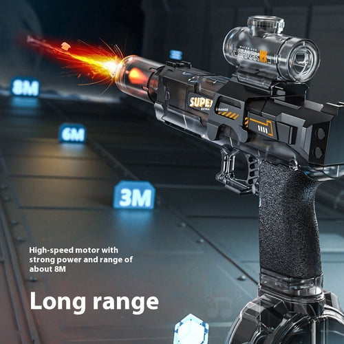 LED Lights Electric Water Guns Children Simulated Shooting Recoil